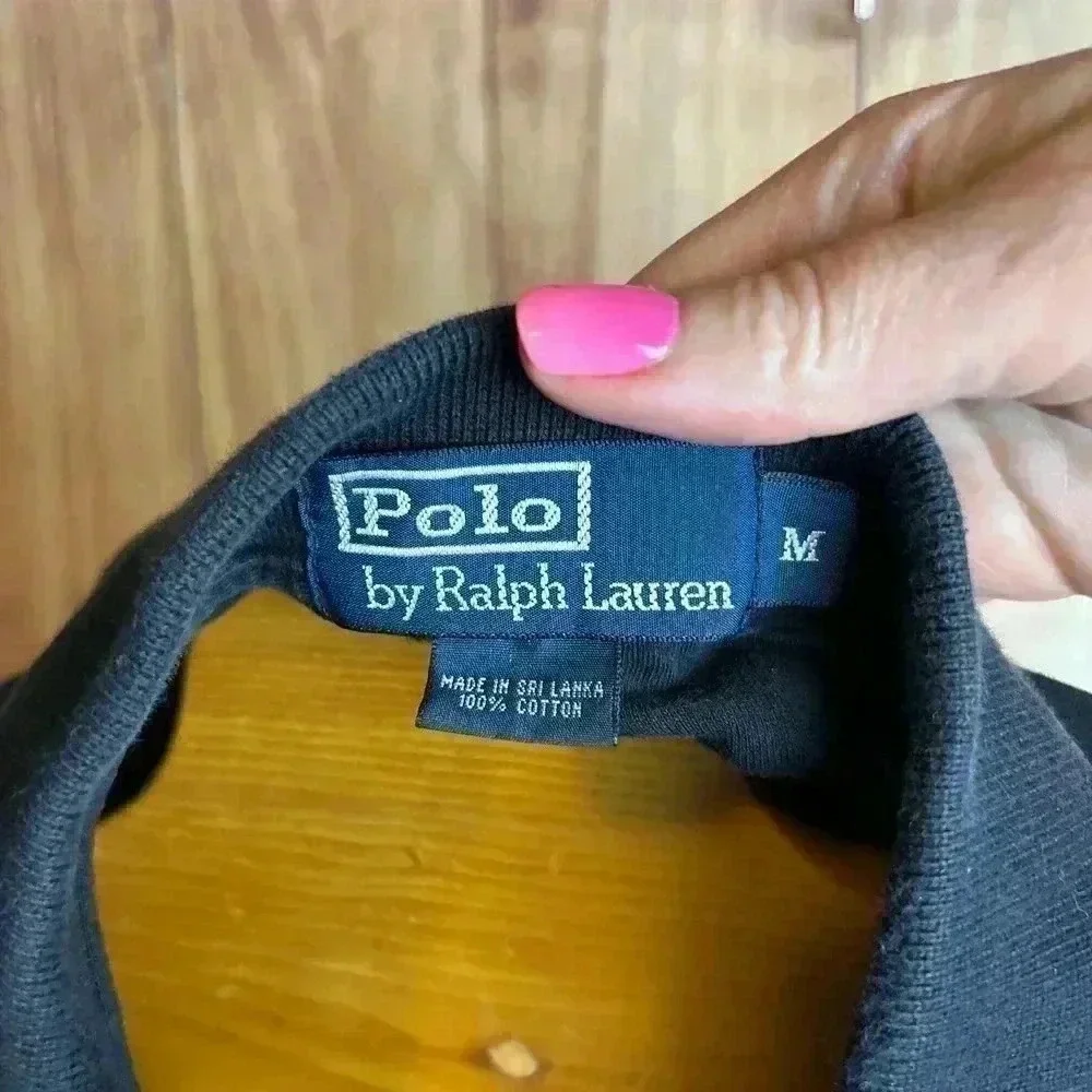 Polo by Ralph Lauren Men’s Black Polo Tshirt Size M